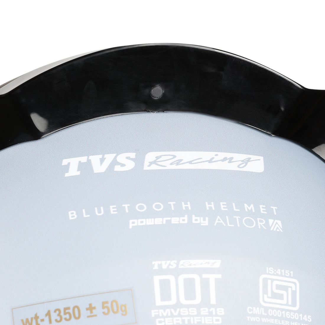TVS Racing Anti Boring Bluetooth Integrated Full Face Helmet for Men and Women, ISI DOT Certified, ABS Shell, Built In Bluetooth 5.2, USB C Charging, Music Calls Navigation